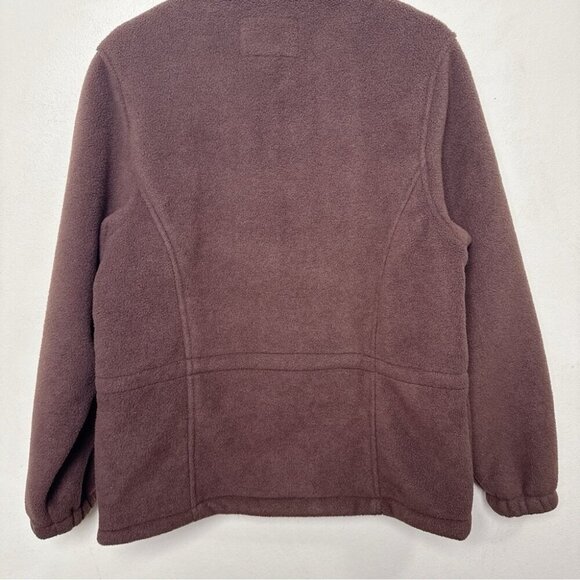 Outback Trading Medium Sherpa Brown Full Zip Womens Jacket - Picture 13 of 14